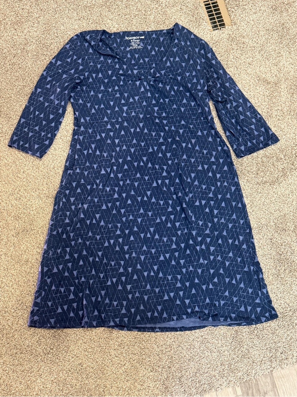 Toad&Co A-Line V-Neck Dress